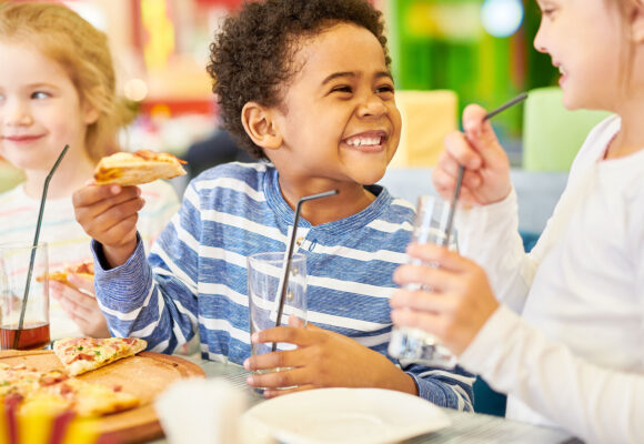 happy-children-in-pizzeria-2021-09-24-03-48-55-utc Making a Child Happy is Easy